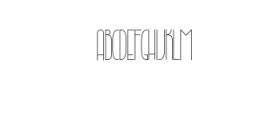 Lightbon Bold.ttf Font LOWERCASE