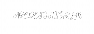 Lilypaly - Handlettering Font Font UPPERCASE