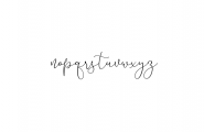 Lilypaly - Handlettering Font Font LOWERCASE