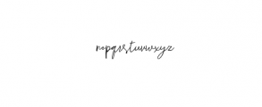 Lineee Handwritten Script SIGNATURE Font.ttf Font LOWERCASE