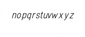 Linguineve Thin Italic.otf Font LOWERCASE