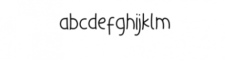 LittleChristmas-Bold Font LOWERCASE