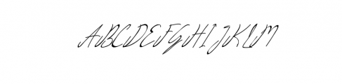 Livingston-Signature.otf Font UPPERCASE