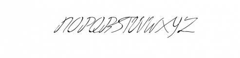 Livingston-Signature.otf Font UPPERCASE