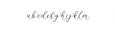 Lizelie_Alternate.otf Font UPPERCASE