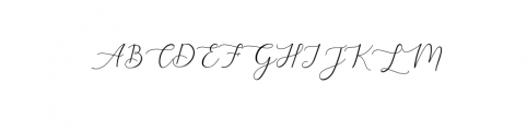 Lizelie.otf Font UPPERCASE