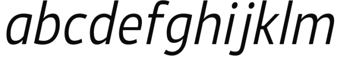 Ligurino Sc Lt It Font LOWERCASE