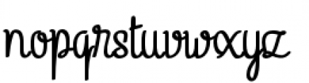 Linguine Bold Font LOWERCASE