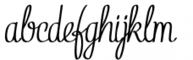 Linguine Regular Italic Font LOWERCASE