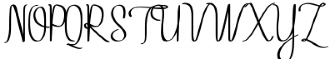 Linguine Regular Font UPPERCASE