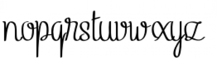 Linguine Regular Font LOWERCASE