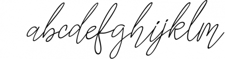 Licht Monoline Script Font LOWERCASE