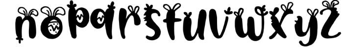 Little Bunny - Cute Display Font Font LOWERCASE