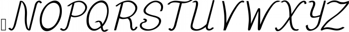 Little Swish Font Family 1 Font UPPERCASE