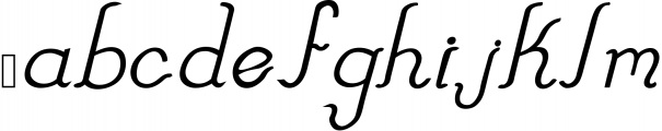 Little Swish Font Family 1 Font LOWERCASE