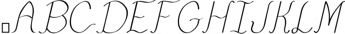 Little Swish Font Family 2 Font UPPERCASE