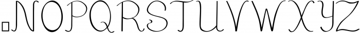 Little Swish Font Family 3 Font UPPERCASE