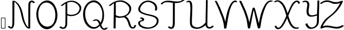Little Swish Font Family Font UPPERCASE