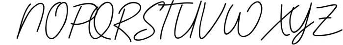 Livvie Signature and Sans Font Duo 2 Font UPPERCASE