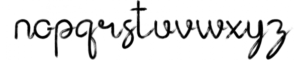 lintang handwritten brush font 1 Font LOWERCASE
