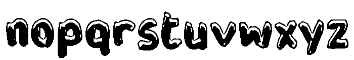 LIME ICE Font LOWERCASE