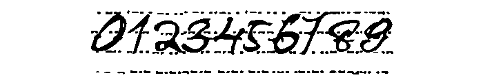 LINE SCRIPT Font OTHER CHARS