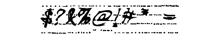LINE SCRIPT Font OTHER CHARS