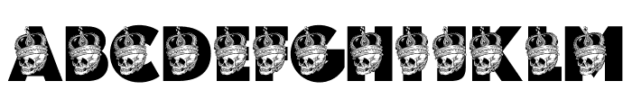 LITLE KING PERSONAL USE Regular Font UPPERCASE