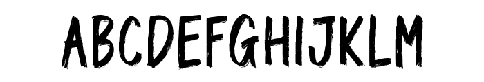 LITTLE NIGHTMARE Font UPPERCASE