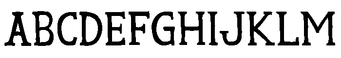 LIVANOS Font UPPERCASE