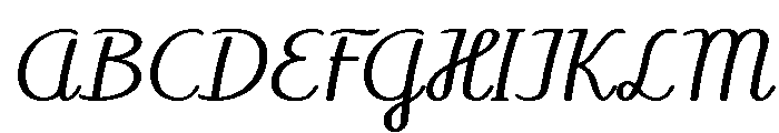 Libellule Extra Expanded Font UPPERCASE