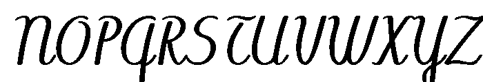 Libellule Regular Font UPPERCASE