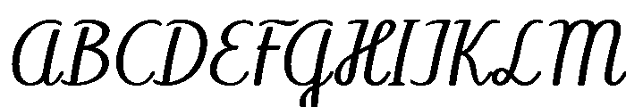 Libellule SemiExpanded Font UPPERCASE