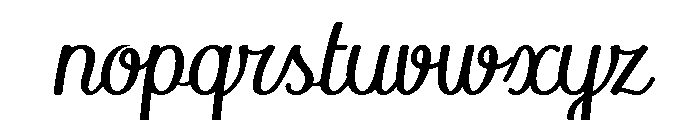 Libellule SemiExpanded Font LOWERCASE