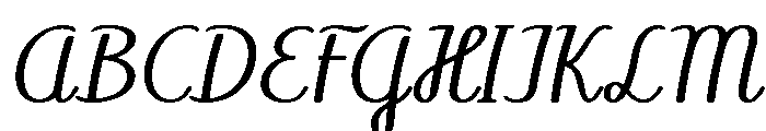 LibelluleExpanded Font UPPERCASE
