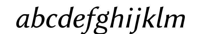 Libertinus Sans Italic Font LOWERCASE