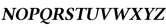 Libertinus Serif Bold Italic Font UPPERCASE