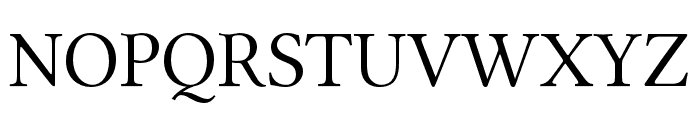 Libertinus Serif Display Font UPPERCASE