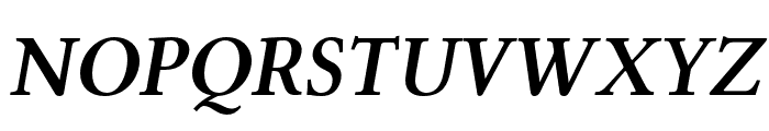 Libertinus Serif Semibold Italic Font UPPERCASE