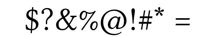 Libertinus Serif Font OTHER CHARS