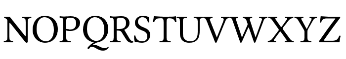 Libertinus Serif Font UPPERCASE
