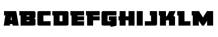 Liberty Legion Expanded Font LOWERCASE