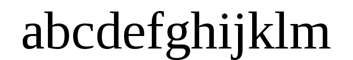 LibraSerifModern-Regular Font LOWERCASE