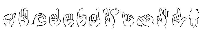 Libras 2020 Regular Font UPPERCASE