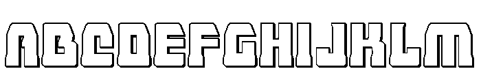 Librator 3D Font UPPERCASE