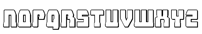 Librator 3D Font UPPERCASE