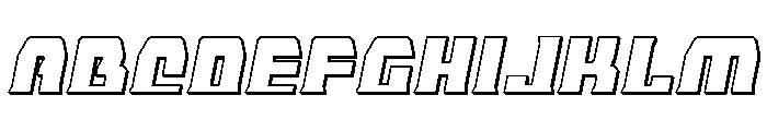 Librator Bar 3D Italic FONT