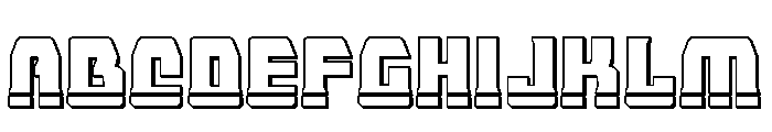 Librator Bar 3D Font UPPERCASE