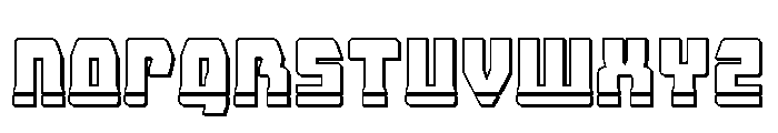 Librator Bar 3D Font UPPERCASE