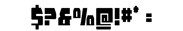Librator Bar Condensed Font OTHER CHARS